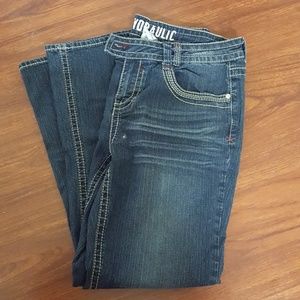 VINTAGE BLUE JEANS HYDRAULIC